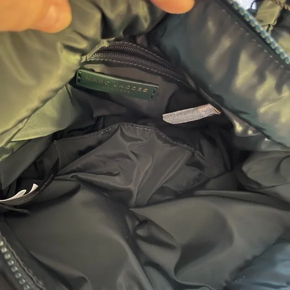 Marc Jacobs Dark Green Quilted Bag - Picture 6 of 11